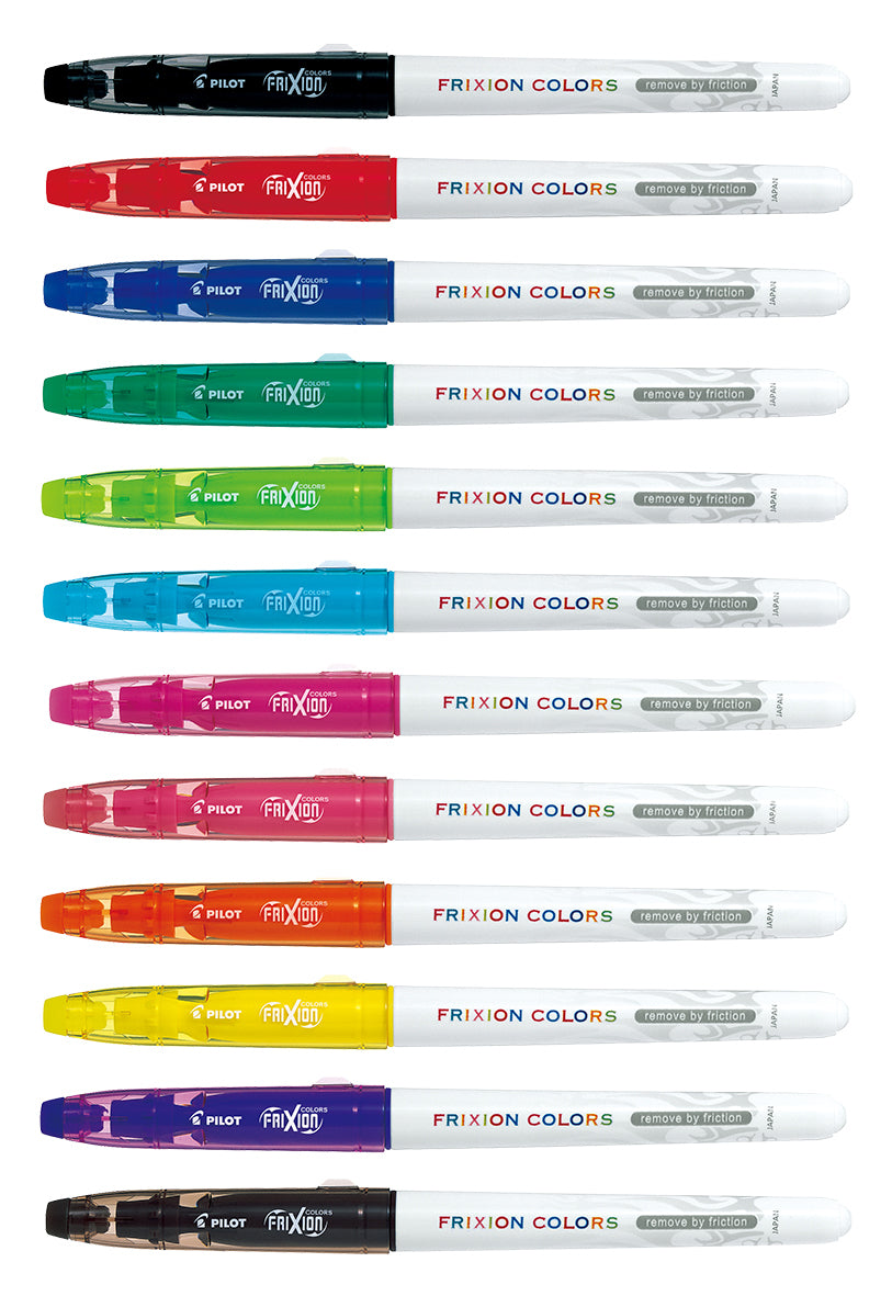 Pilot FriXion Erasable Colours Pens Pkt 12