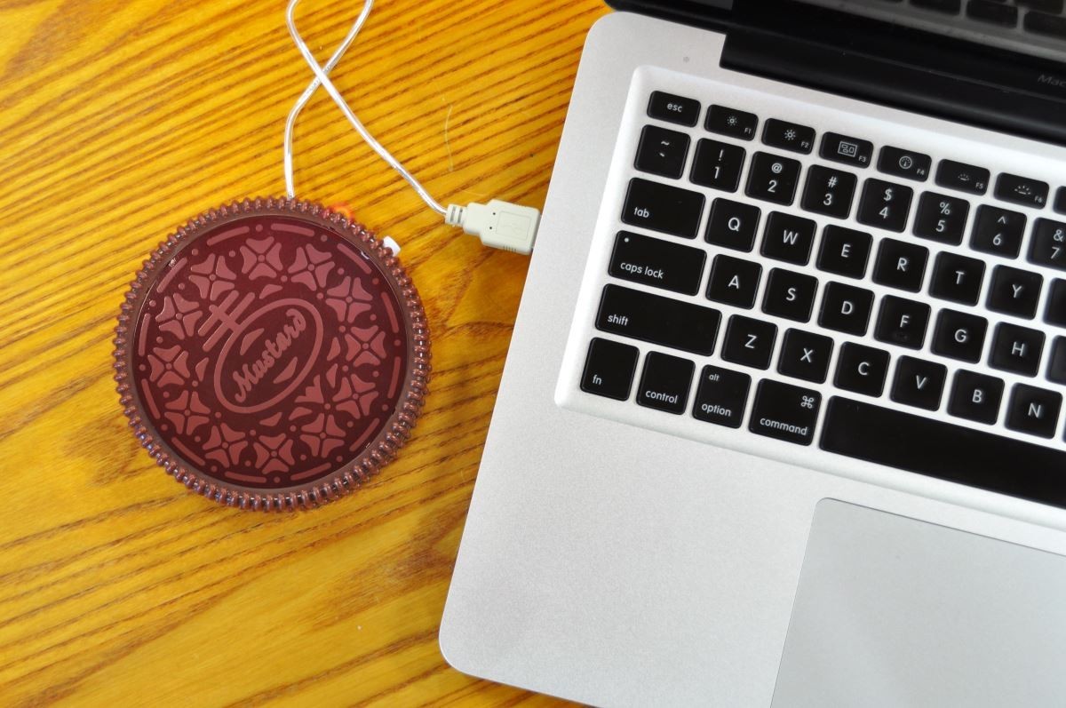 Hot Cookie USB Cup Warmer - Mustard