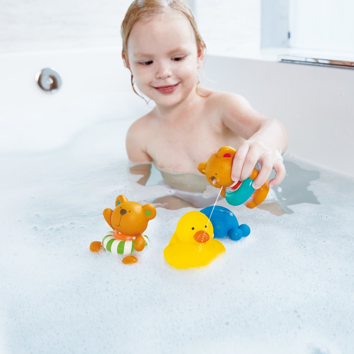 Hape: Teddy And Friends Squirt