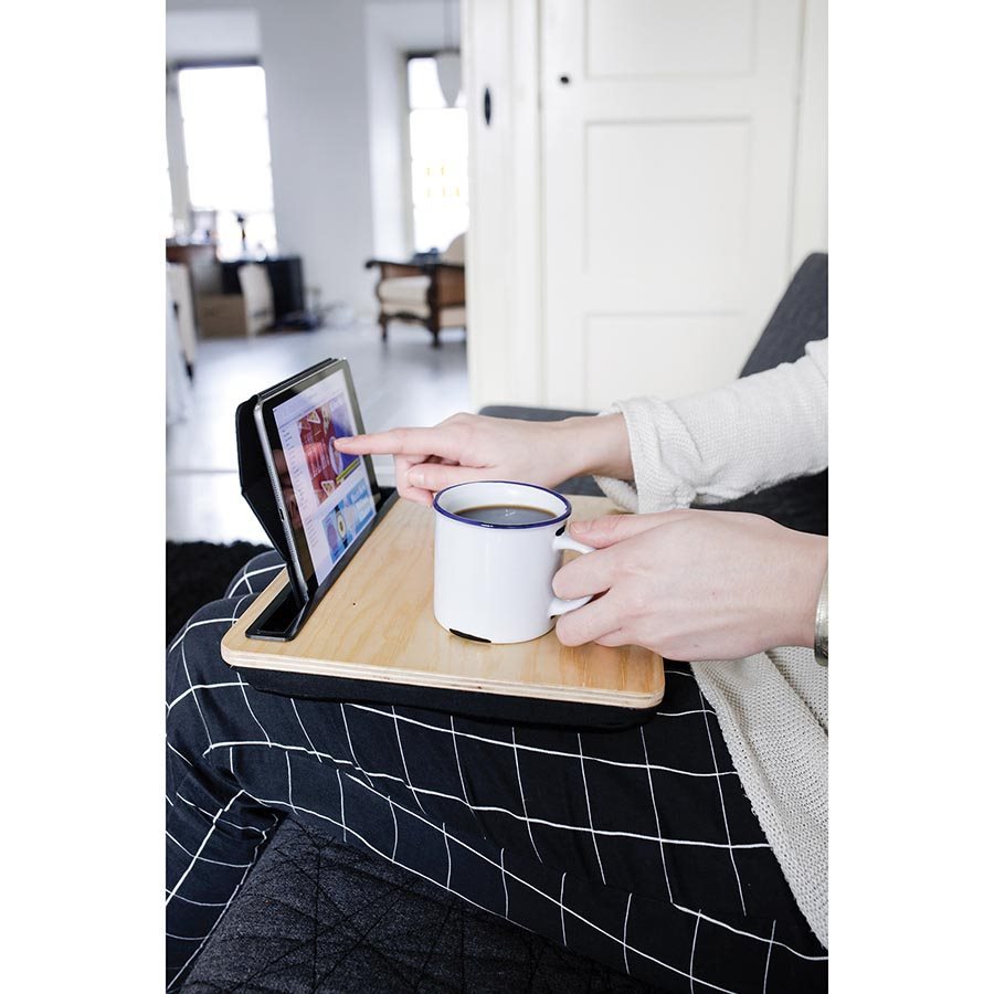 Kikkerland iBed Lap Desk - Large Wood