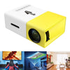 Ape Basics Portable Full Colour LED LCD Video Projector - Yellow