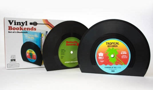 Gift Republic - Retro Vinyl Bookends