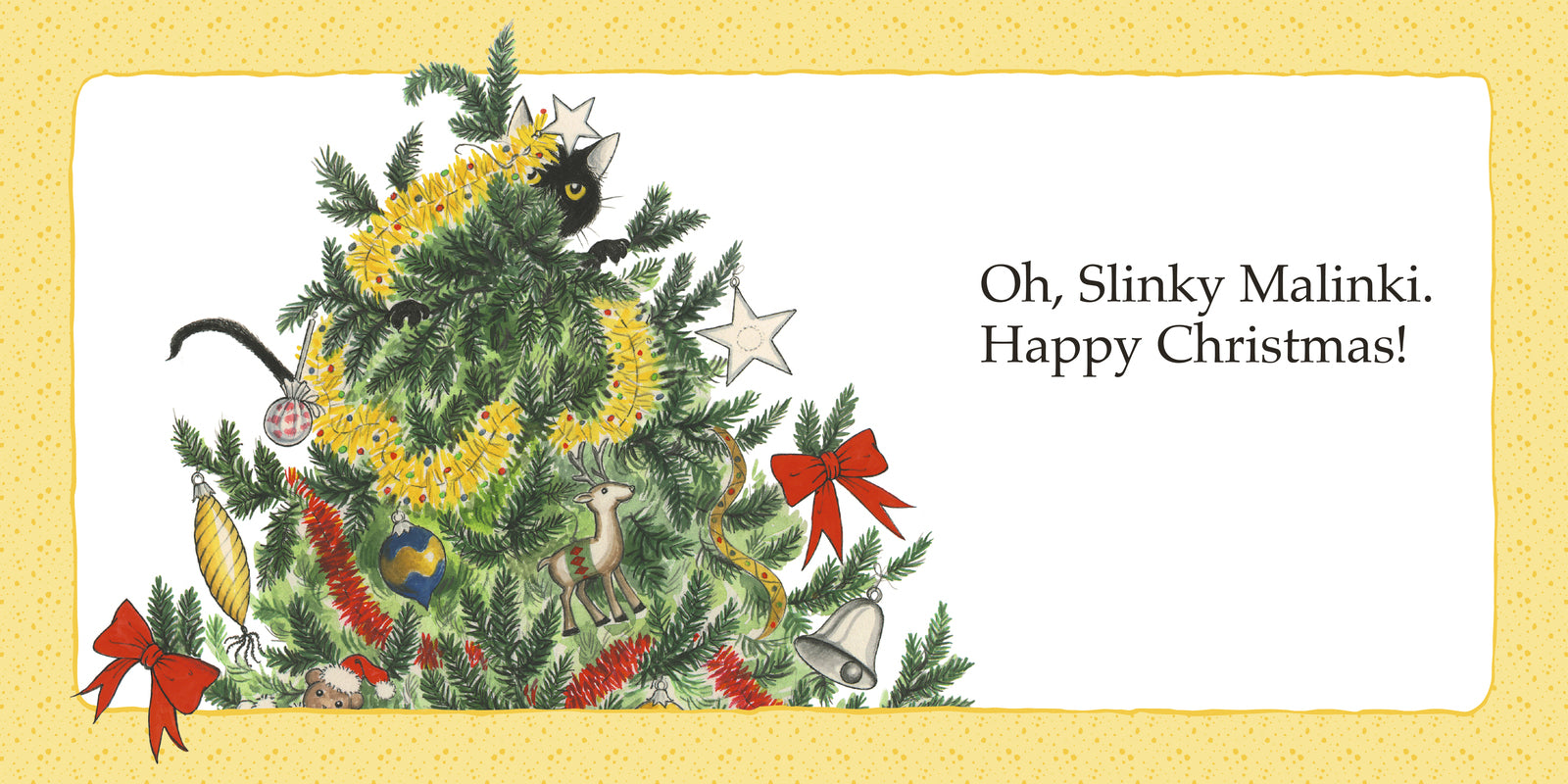 Slinky Malinki's Christmas 123 by Lynley Dodd