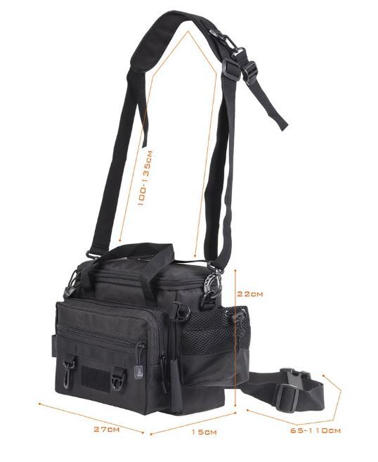 Ape Basics Multifunctional Waterproof Fishing Storage Shoulder Bag