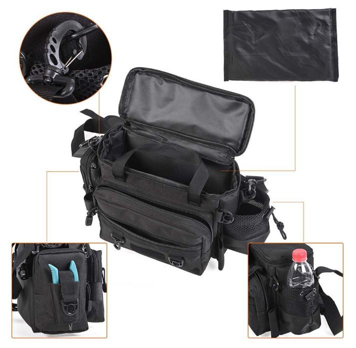 Ape Basics Multifunctional Waterproof Fishing Storage Shoulder Bag