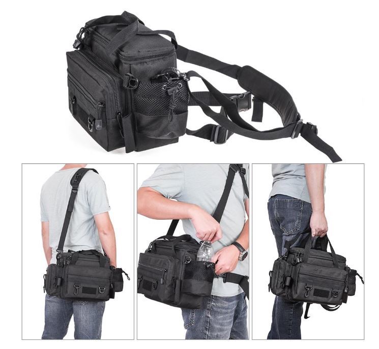 Ape Basics Multifunctional Waterproof Fishing Storage Shoulder Bag