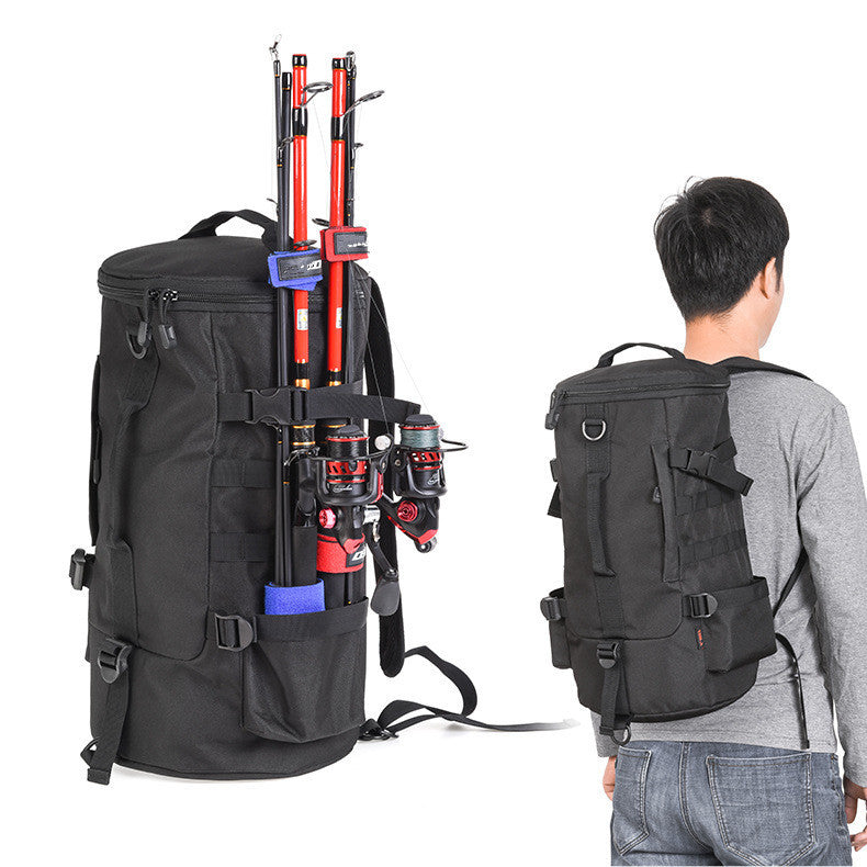 Ape Basics Large Capacity Portable Fishing Tackle Backpack - 23L