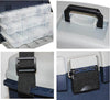 Ape Basics 3 Drawers Portable Fishing Tackle Box - Blue Grey