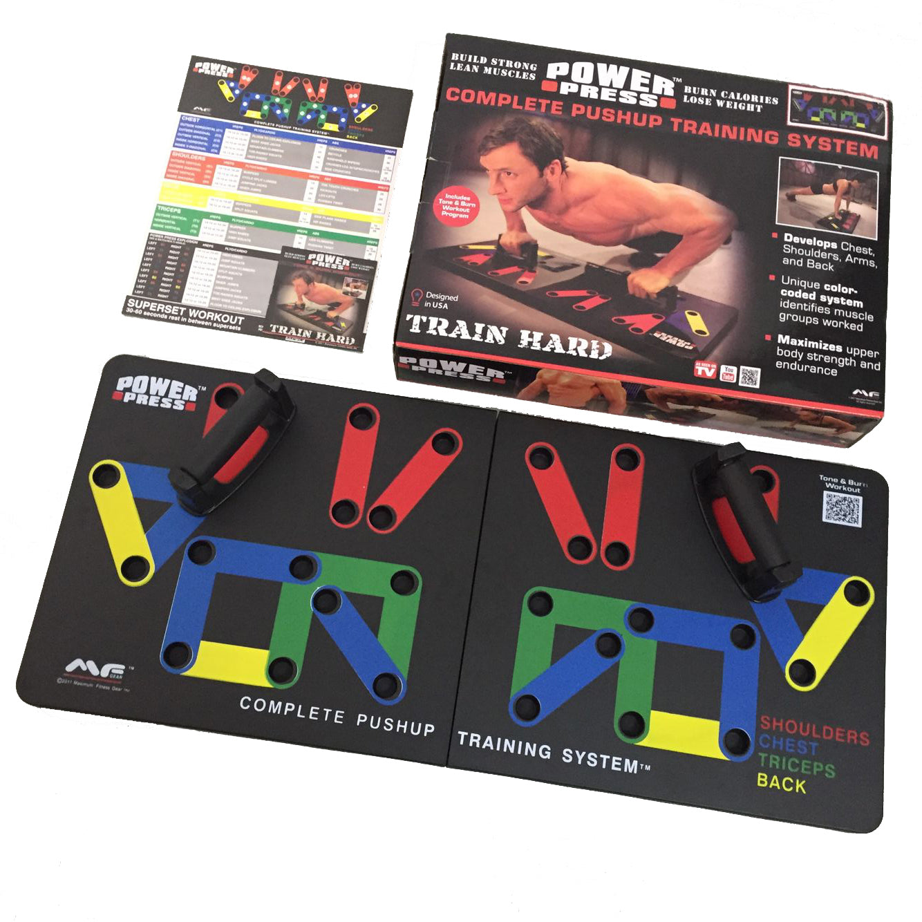 Power Press Multi-Position Push Up Fitness Board