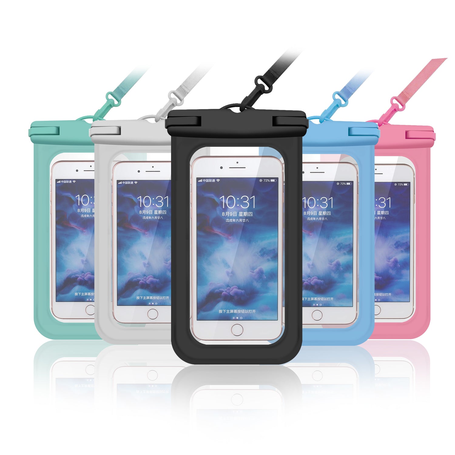 Waterproof Pouch Cellphone Dry Bag - Green
