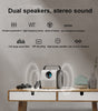Smart 720p Cube Dual Speaker Projector - Native White