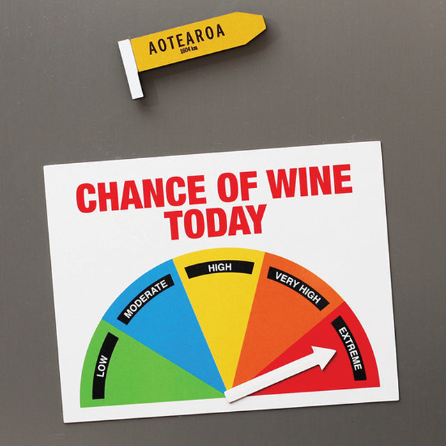Wine-O-Meter - Fridge Magnet - Just Great Design