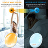 Round Sunrise Electronic Alarm Clock Bedside Lamp