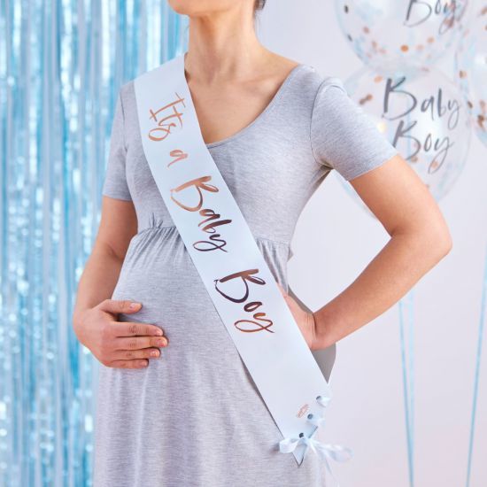 GingerRay: Twinkle Twinkle - It's a Baby Boy Sash - Ginger Ray