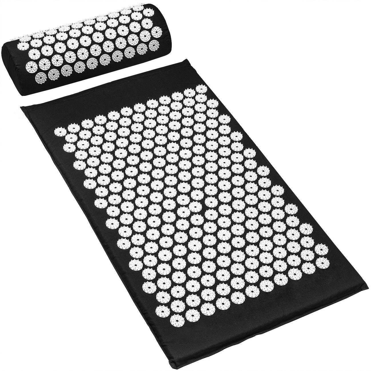 Acupressure Mat + Pillow Bundle - Black