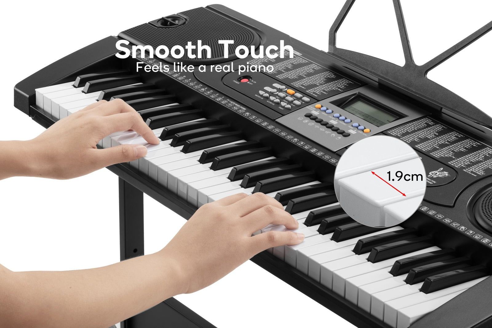 Royale 61 Key Electronic Piano Keyboard & Stand