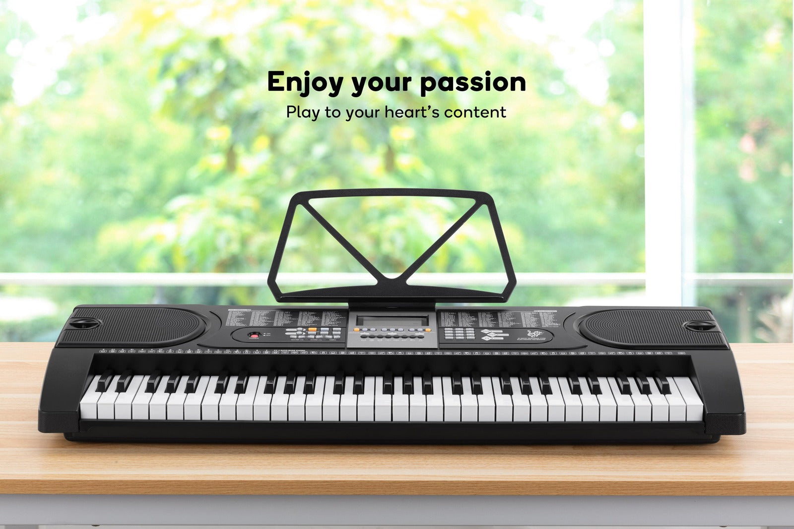 Royale 61 Key Electronic Piano Keyboard & Stand