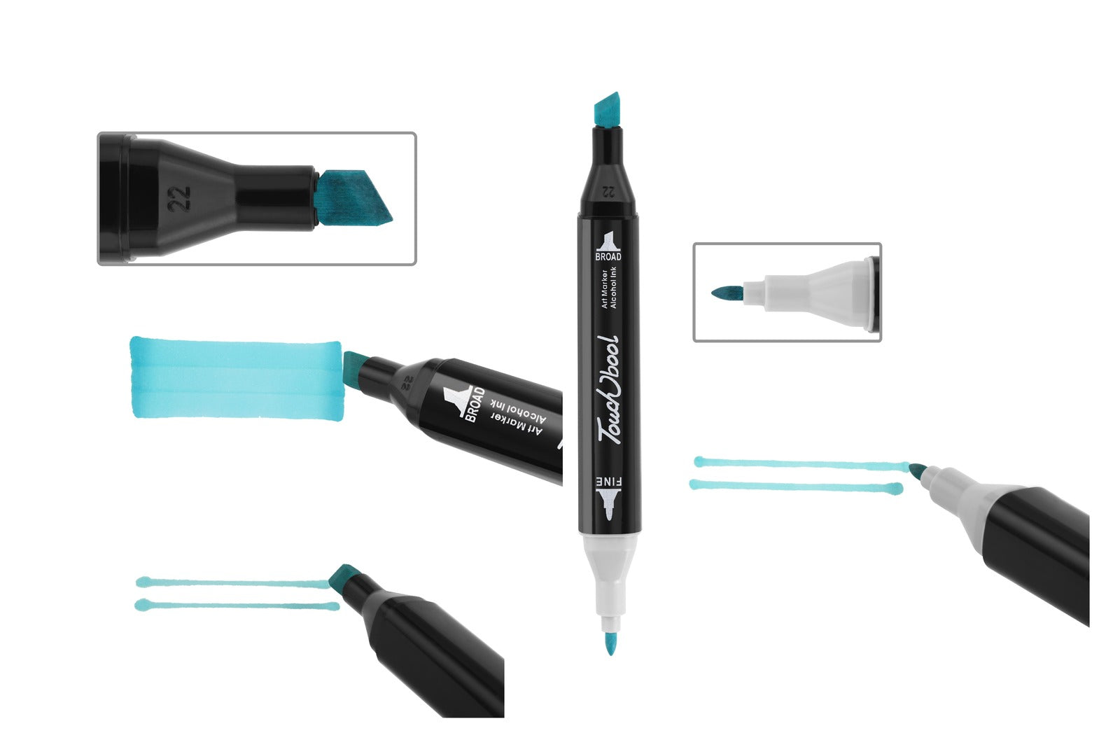 80-Piece Colour Marker Set (Black)