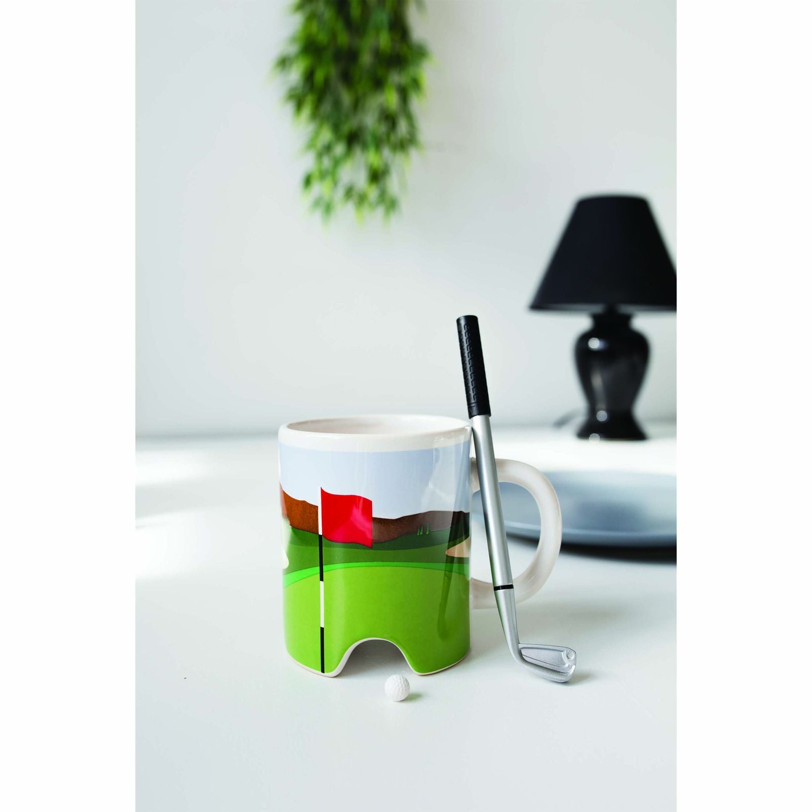 Kikkerland: Putter Cup Novelty Golf Mug (With Pen)