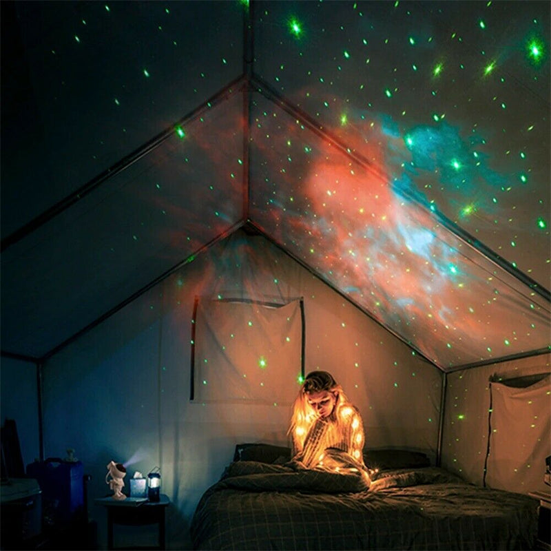 Astronaut Projector Starry Sky USB Lamp - White