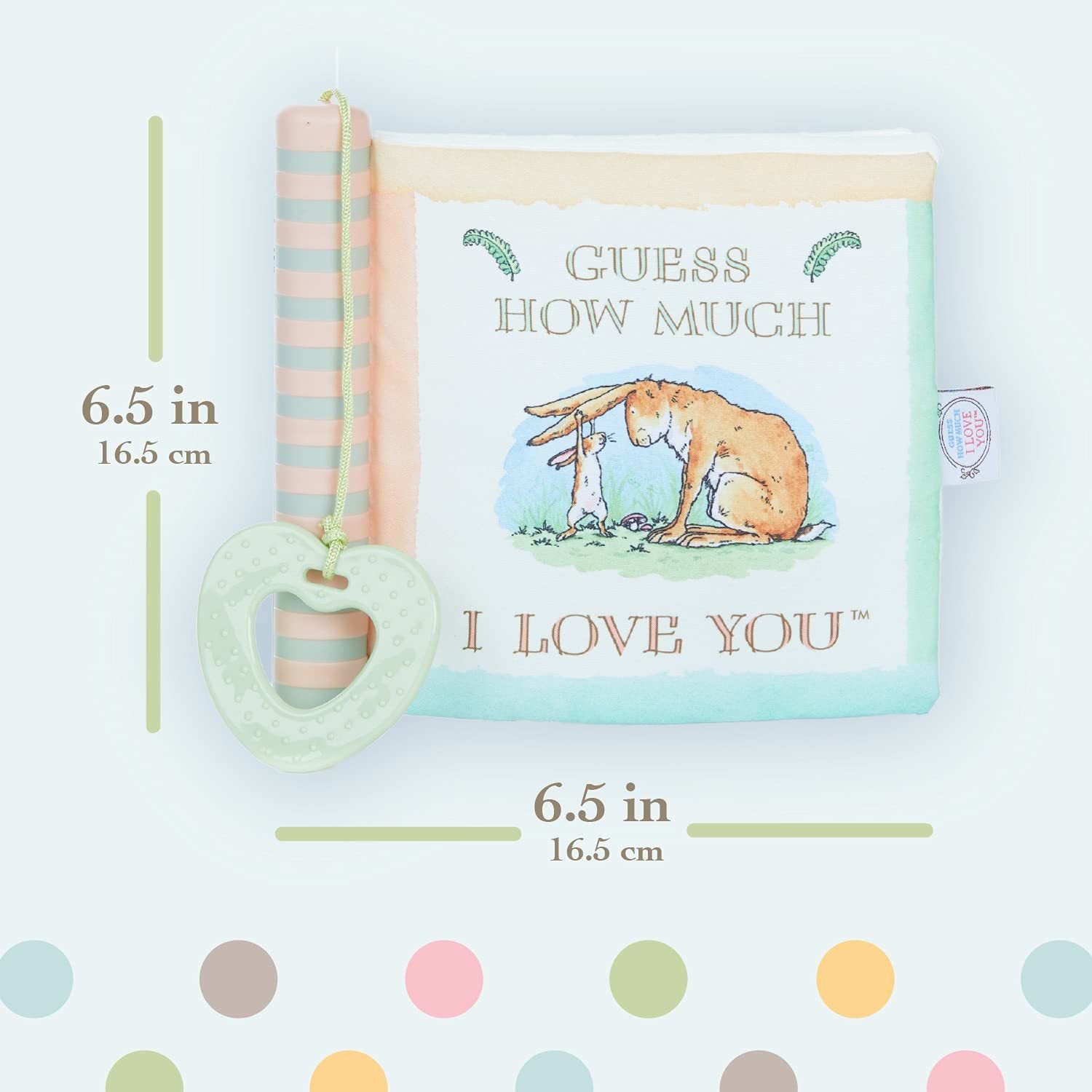 Guess How Much I Love You Soft Book with Teether by Jasnor NZ Ltd