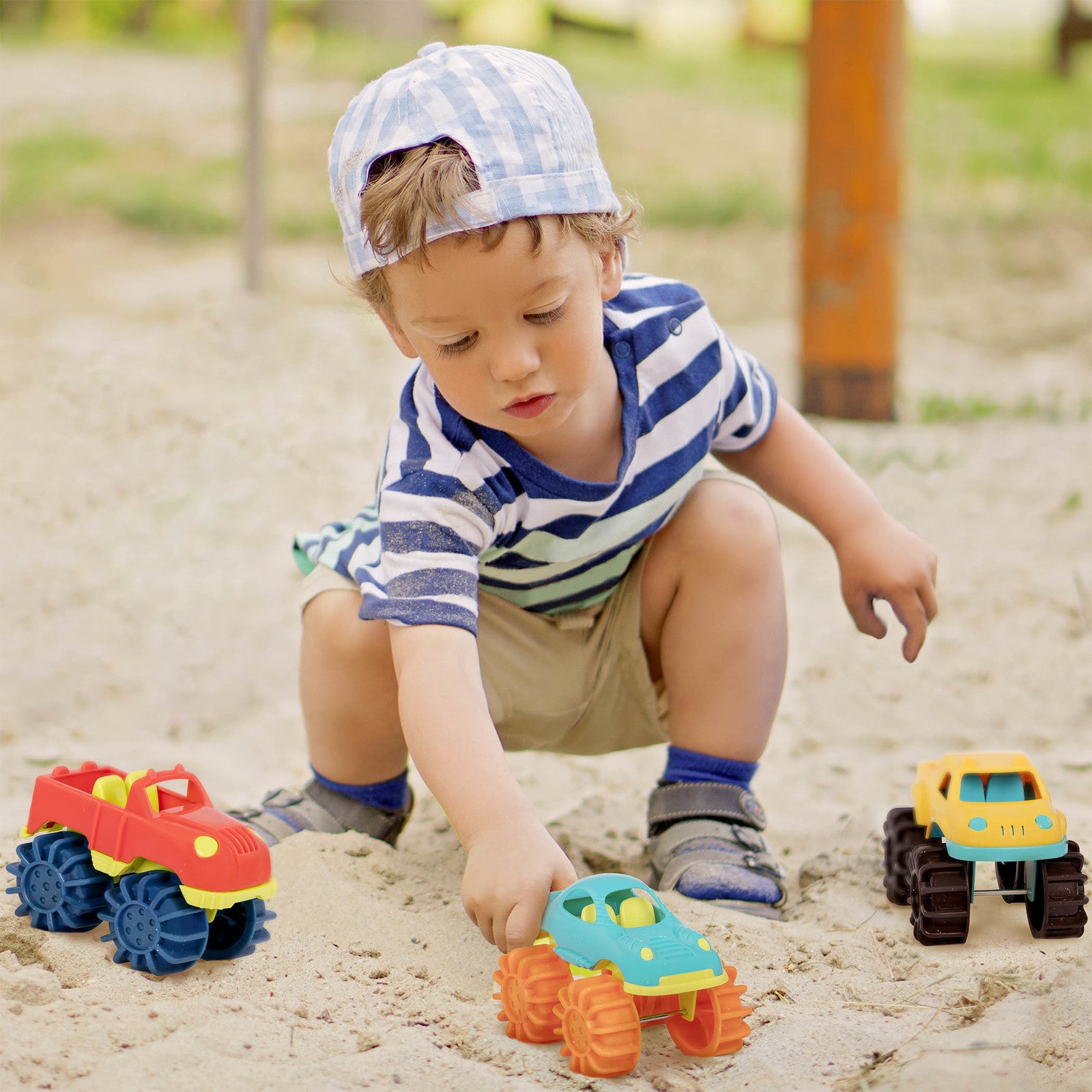 B.Toys: Mini Monster Trucks