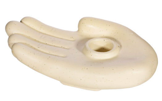 Sass &Belle: Hand Candle Holder White - Sass & Belle