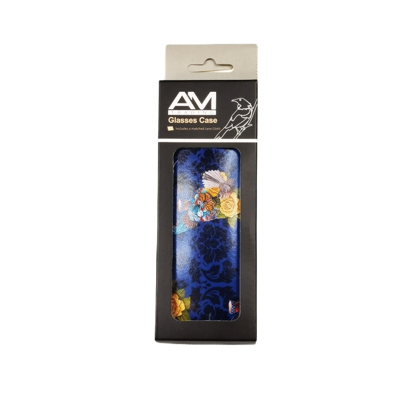 Tui & Fantail Glasses Case with Cloth