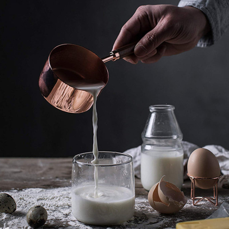 Ape Basics: Copper Plated Rose Gold Measuring Cups (Set of 4)