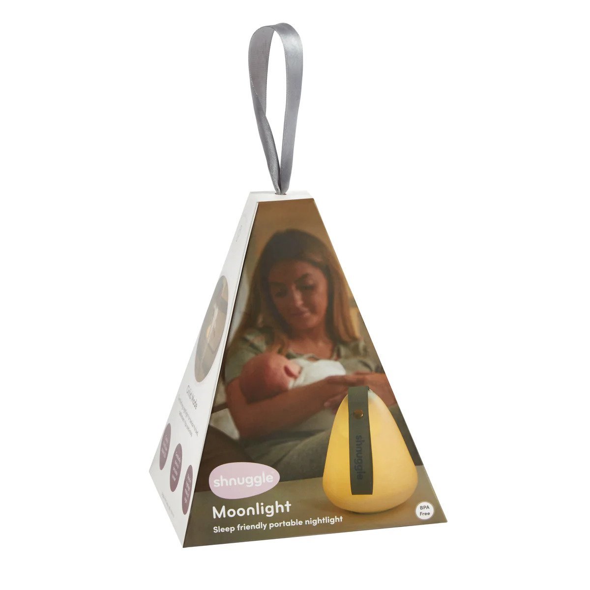 Shnuggle: Moon Nightlight - Sleep-friendly Portable Nightlight