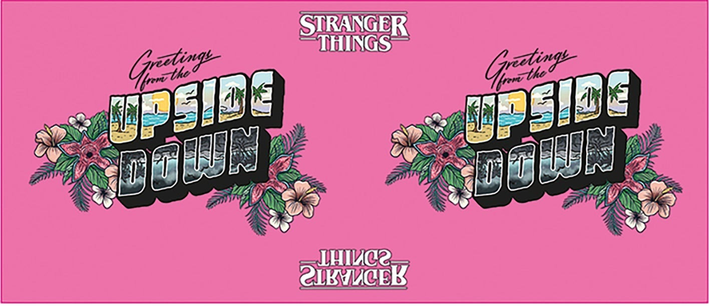 Stranger Things Upside Down Novelty Mug - Pink