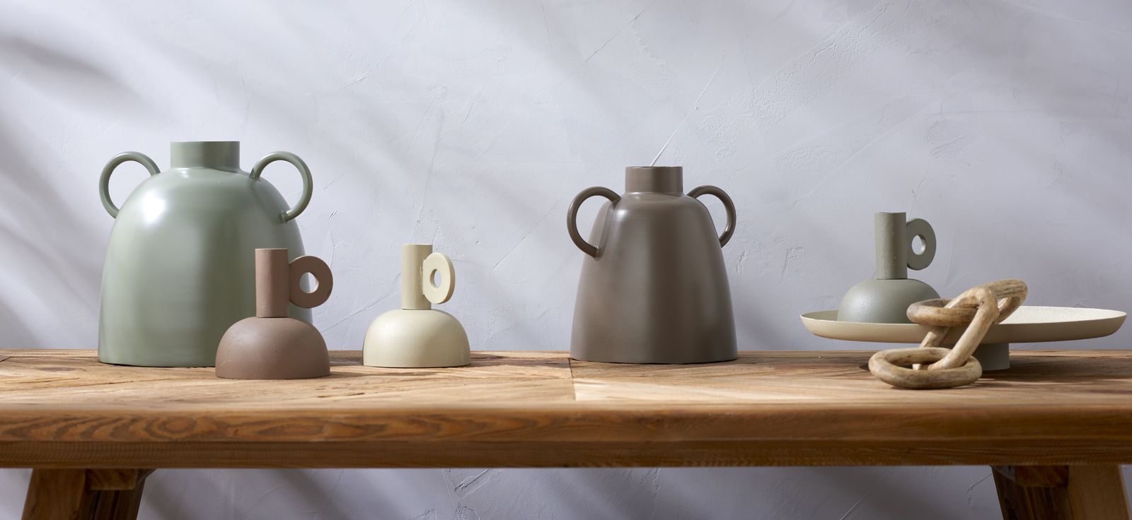 Amalfi: Britten Candle Holder - Sage