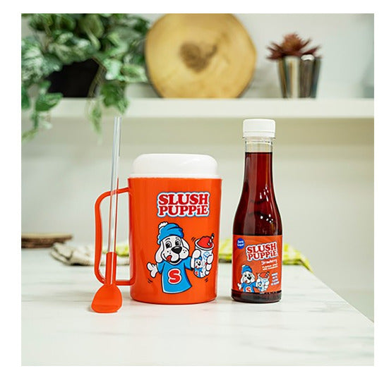 Fizz Creations: Slush Puppie – Making Cup & Strawberry Syrup Set (Zero Sugar)