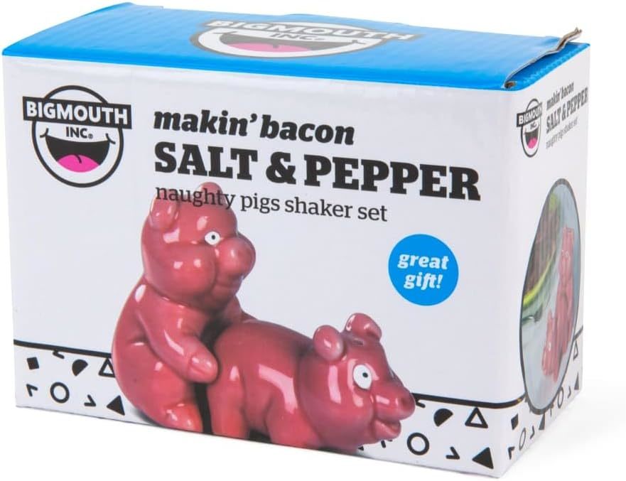 BigMouth: Naughty Pigs Salt & Pepper Shaker Set - BigMouth Inc