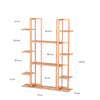 Bamboo Multi-Tiered Plant Shelf - Large