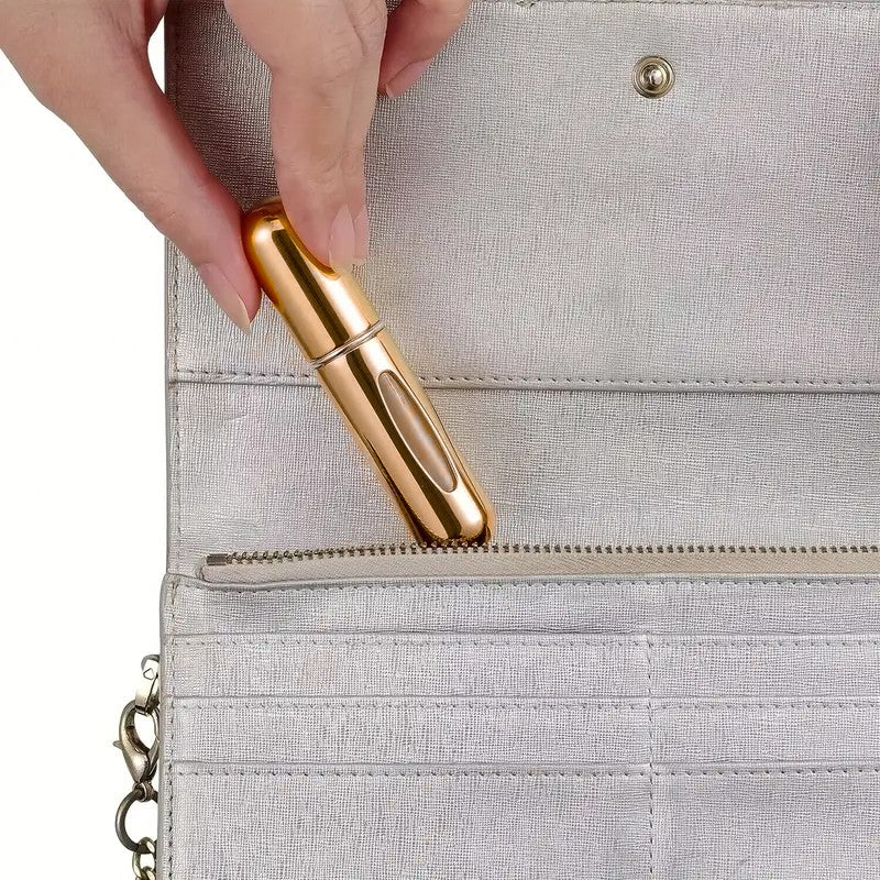 Hyperanger Travel Mini Perfume Refillable Atomisers (3 Pack) Gold/Pink/Black (Women's)