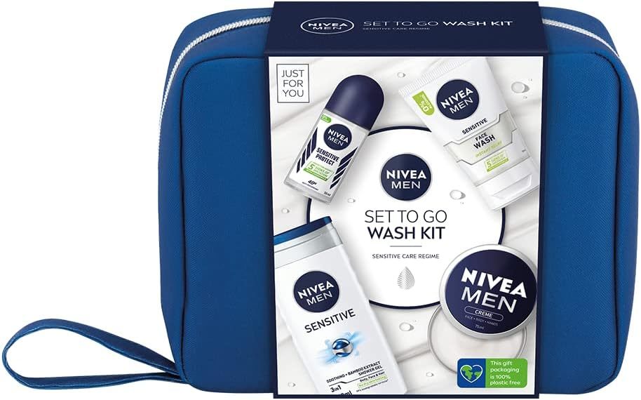 Nivea: Men To Go Wash Kit (5 Piece Set)
