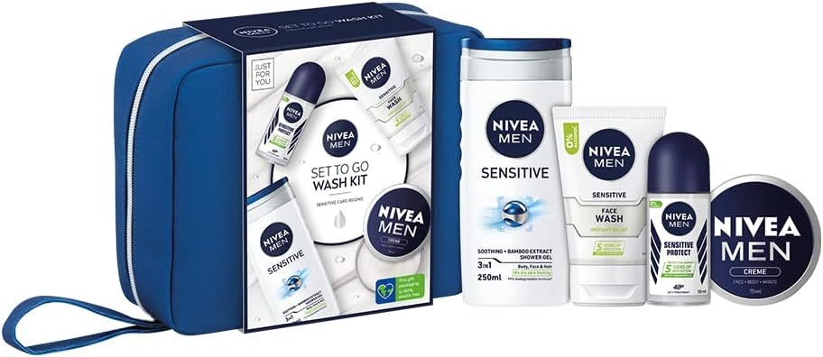 Nivea: Men To Go Wash Kit (5 Piece Set)