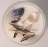Earth Essence Crystal Soy Wax Candle - White Sage, Clear Quartz & Lapis
