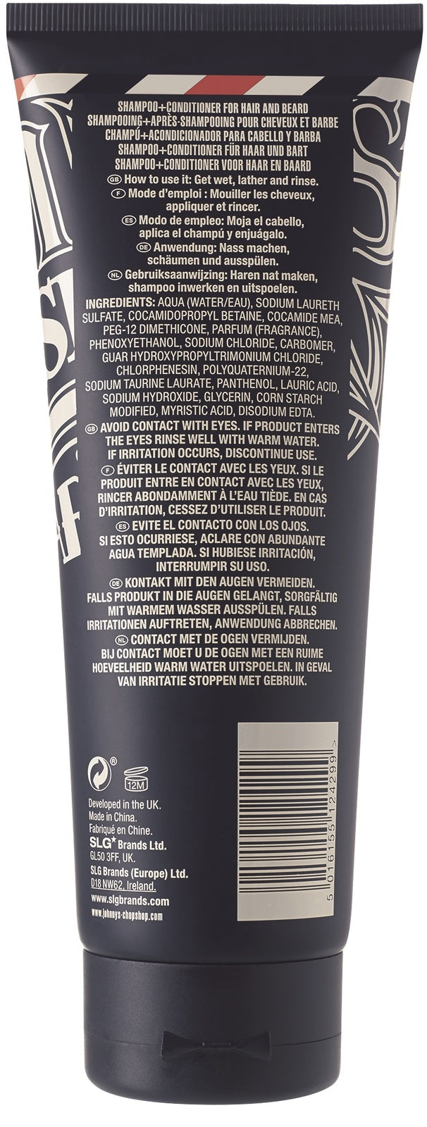 Johnny's Chop Shop: Born Lucky 2-n-1 Shampoo (250ml)