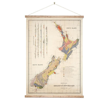 100% NZ: Geology of New Zealand Wall Chart