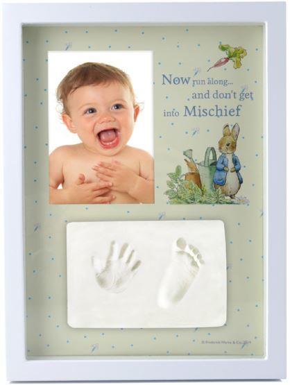 Beatrix Potter Gift Set - Baby Hand/Foot Clay Frame