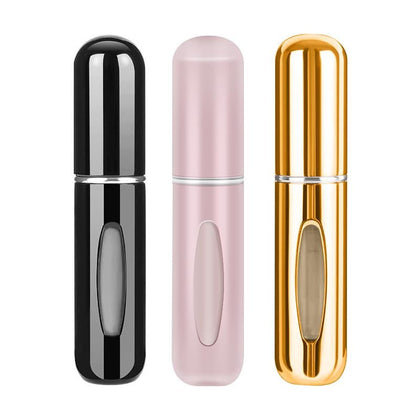 Perfume Refillable Atomisers (3 Pack) Gold/Pink/Black (Women's)