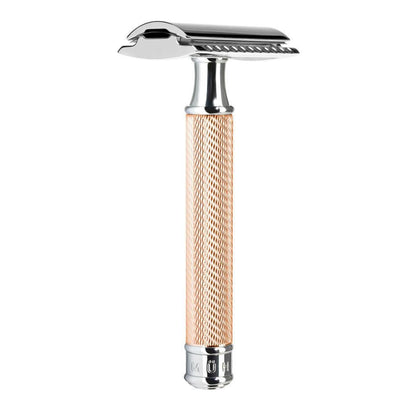 Muhle: Traditional R89 Rose Gold Safety Razor (Closed Comb)