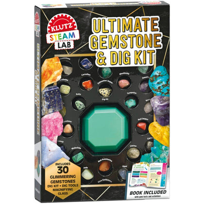 Ultimate GEM Stone & Dig Kit (Klutz: Steam Lab)