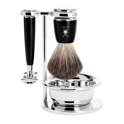 Muhle: Rytmo Safety Razor Shaving Set - Black