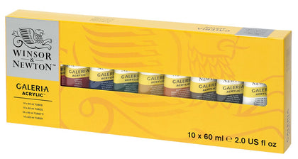 Winsor & Newton: Galeria Acrylic Set (10 x 60ml)