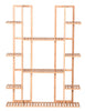 Bamboo Multi-Tiered Plant Shelf - Large