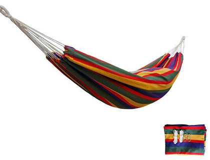 Single Hammock - Pure Cotton (290x150CM) Red