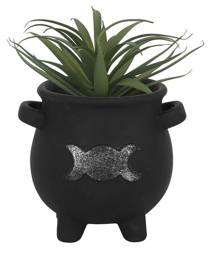 Triple Moon Cauldron - Plant Pot